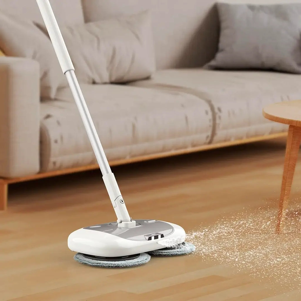 Mop Elétrico Inteligente Esfregão Duplo + BRINDE (Tanque Suporte)