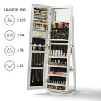 Espelho Porta Jóias Giratório - 🔥Ultimas Unidades em Promoção🔥