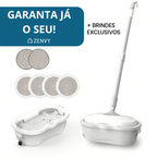 Mop Elétrico Inteligente Esfregão Duplo + BRINDE (Tanque Suporte)