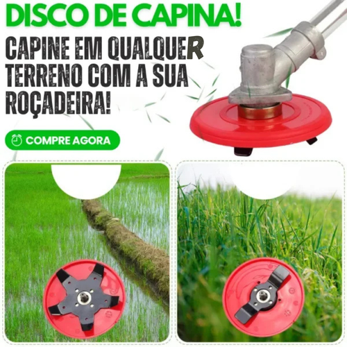 Disco Anfíbio de Capina - Água, Terra e Pedregulho [PAGUE 1 E LEVE 2 DISCOS]🔥Queima de Estoque🔥